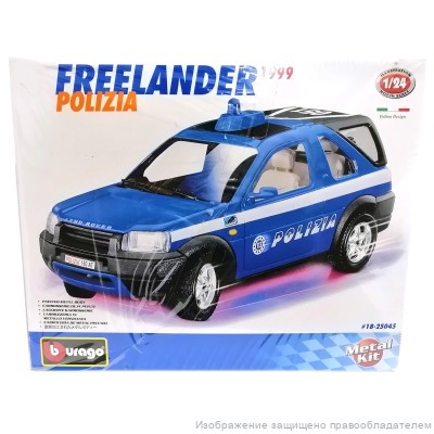 Land Rover Freelander Polizia 1:24 Bburago сборная масштабная модель автомобиля 