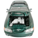 Ford 1998 Mustang Convertible 1:24 коллекционная металлическая модель автомобиля green