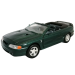 Ford 1998 Mustang Convertible 1:24 коллекционная металлическая модель автомобиля green