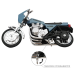 Коллекционная модель мотоцикла Kawasaki KZ 1000, масштаб 1:24 1