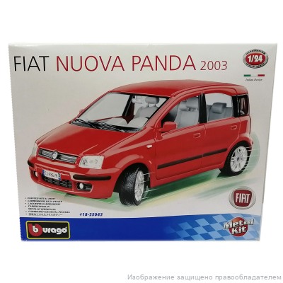 Fiat Nuova Panda (2003) 1:24 Bburago сборная масштабная модель автомобиля 