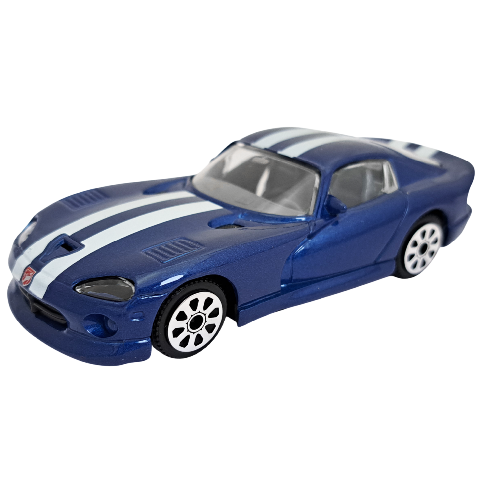 Dodge Viper GTS коллекционная машинка, масштаб 1:43, металл blue