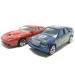 Модель Mercedes 190 + Ferrari 550 Maranello 1:43, металл, Bburago