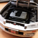 Nissan Skyline GT-R 2002 масштаб 1:24 коллекционная модель автомобиля silver