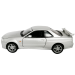 Nissan Skyline GT-R 2002 масштаб 1:24 коллекционная модель автомобиля silver