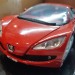 Peugeot RC 1:24 коллекционная металлическая модель автомобиля red