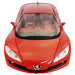 Peugeot RC 1:24 коллекционная металлическая модель автомобиля red