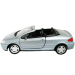 Peugeot 307CC 2003 года 1:24 коллекционная масштабная модель автомобиля silver