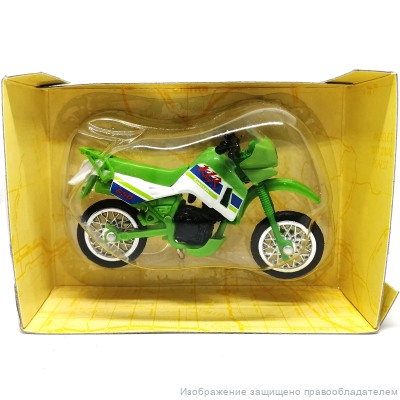 Коллекционная модель мотоцикла Kawasaki KLR 650, масштаб 1:24