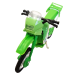 Коллекционная модель мотоцикла Kawasaki KLR 650, масштаб 1:24