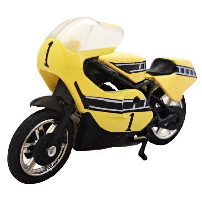 Коллекционная модель мотоцикла Kawasaki KR 500, масштаб 1:24