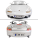 Porsche 911 Carrera 1997 Bburago коллекционная модель автомобиля 1:18