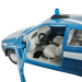 Fiat Punto Polizia 1:24 коллекционная масштабная металлическая модель автомобиля