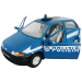 Fiat Punto Polizia 1:24 коллекционная масштабная металлическая модель автомобиля