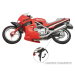Коллекционная модель мотоцикла Kawasaki Ninja, масштаб 1:24