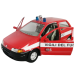 Fiat Punto Vigili Del Fuoco коллекционная модель автомобиля, масштаб 1:24