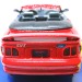 Ford 1998 Mustang Convertible 1:24 коллекционная металлическая модель автомобиля red
