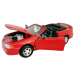 Ford 1998 Mustang Convertible 1:24 коллекционная металлическая модель автомобиля red