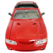 Ford 1998 Mustang Convertible 1:24 коллекционная металлическая модель автомобиля red