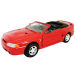 Ford 1998 Mustang Convertible 1:24 коллекционная металлическая модель автомобиля red