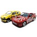 Модель Renault Clio желтый + Porsche 924 1:43, металл, Bburago