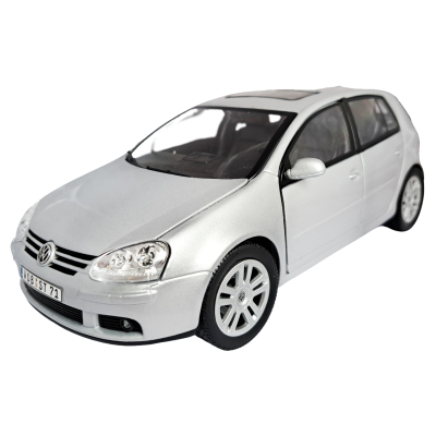 Volkswagen Golf V 1:18 Bburago коллекционная модель автомобиля silver