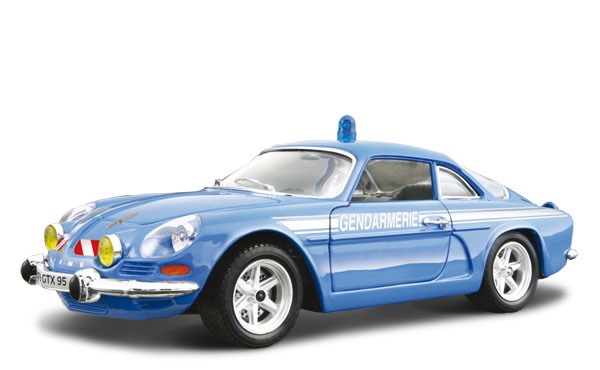 Renault Gendarmerieо Alpine коллекционная модель автомобиля 1:24