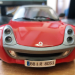 Smart Roadster Coupe 1:18 коллекционная металлическая модель автомобиля red