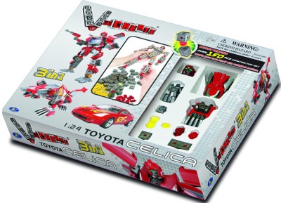 Машинка трансформер V-Create 3 в 1 Toyota Celica 1:24