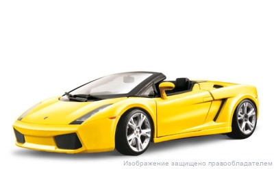 Lamborghini Gallardo Spyder коллекционная модель автомобиля 1:18