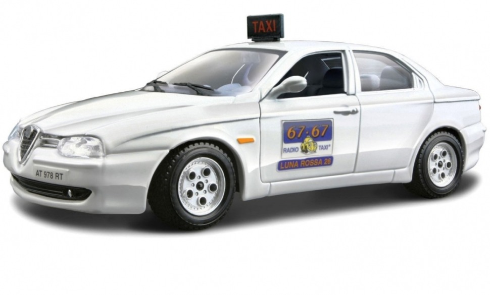 Alfa Romeo Альфа Ромео 156 TAXI коллекционная модель автомобиля 1:24 