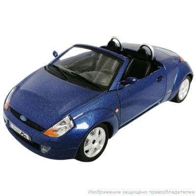 Ford Streetka 2005 год Bburago 1:24 коллекционная масштабная металлическая модель автомобиля blue