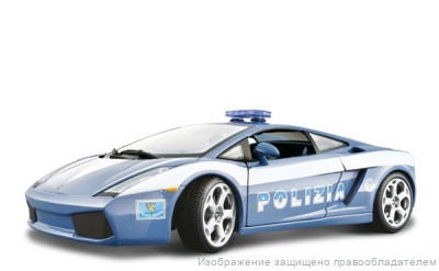 Lamborghini GALLARDO Polizia коллекционная модель автомобиля 1:24