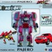 Машинка трансформер V-Create 3 в 1 Mitsubishi Padjero 1:24
