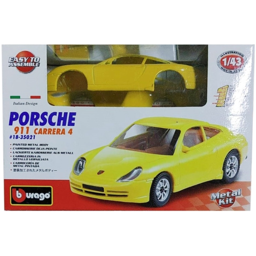 Porsche Carrera 911 Bburago 1/43 сборная коллекционная модель автомобиля