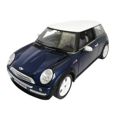Mini Cooper 1:18 Bburago коллекционная металлическая модель автомобиля blue