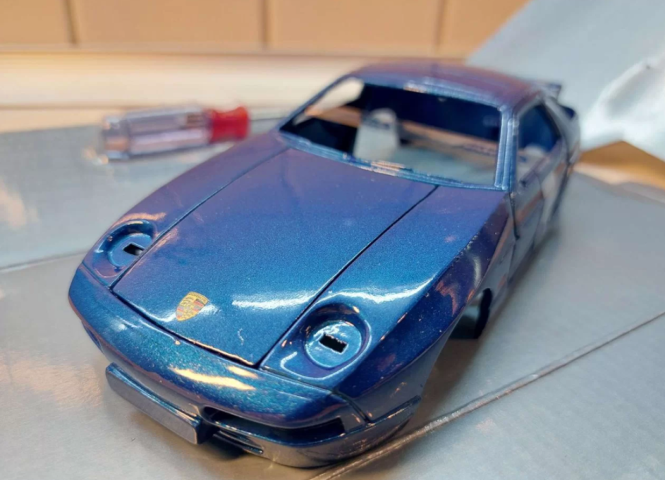 Porsche 928 S4 1977 года MOTOR MAX 1/24 сборная модель автомобиля металл
